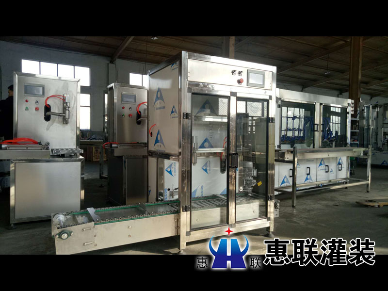 2頭全自動(dòng)稱重式油類灌裝機(jī)