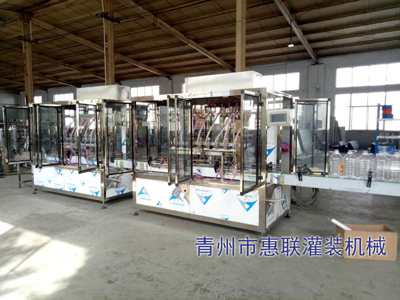 大桶食用油灌裝機(jī)生產(chǎn)線