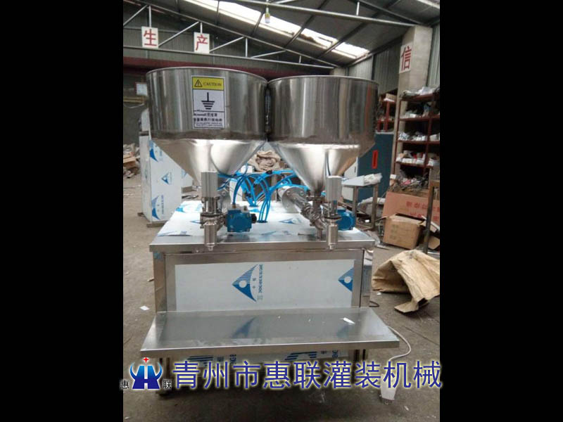 兩頭麻醬甜醬豆瓣醬灌裝機(jī)