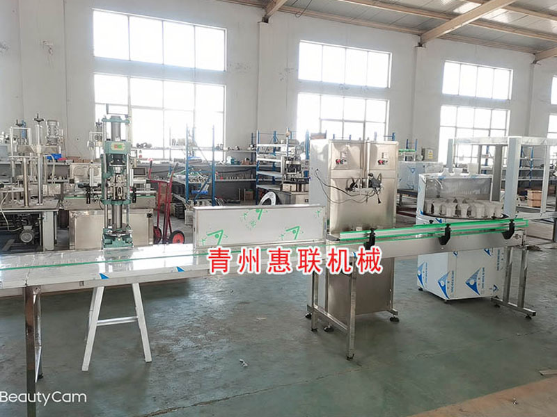 瓶裝食用油灌裝生產(chǎn)線