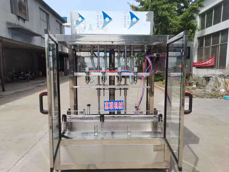 4頭大桶油脂灌裝機